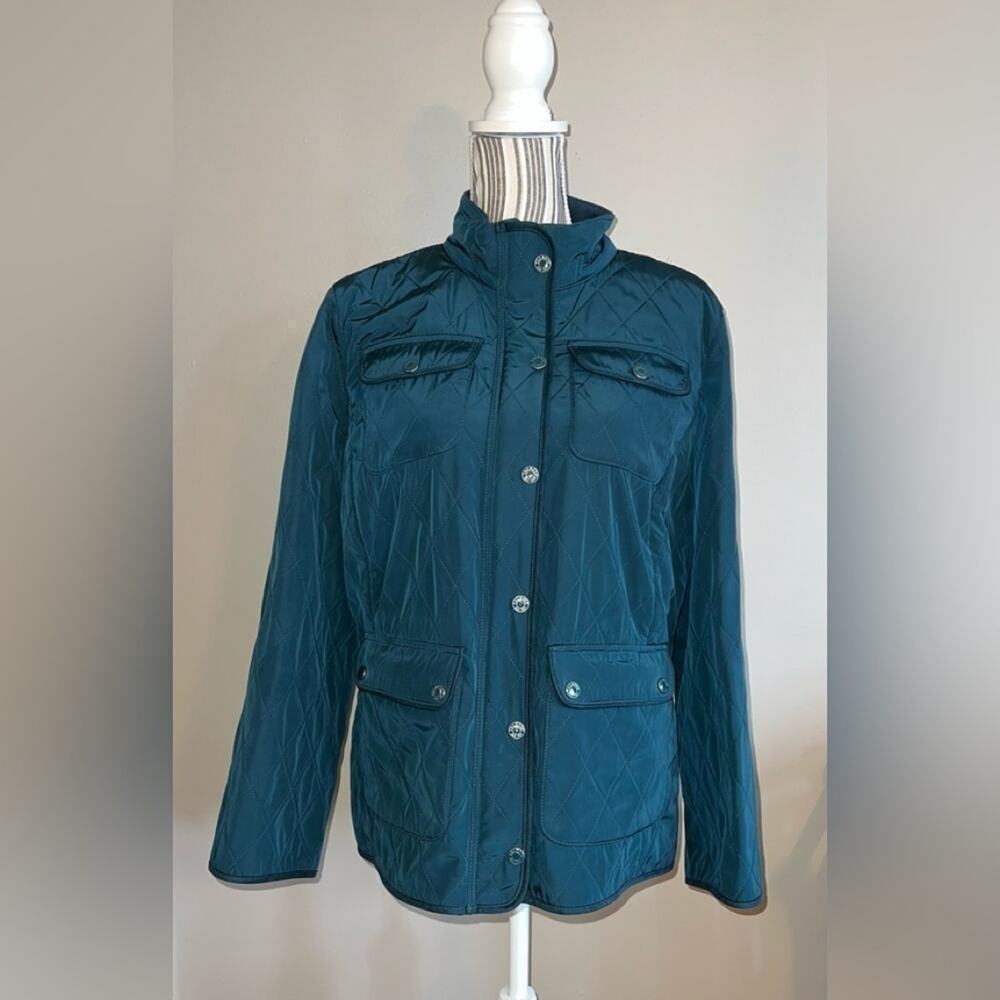 TALBOTS WOMENS QUILTED JACKET SIZE X MINT